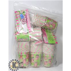LARGE BAG OF ADULT THEMED NOVELTY PARTY CUPS.