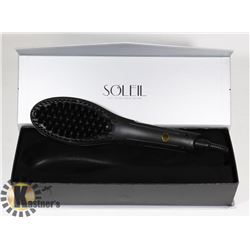 SOLEIL 2.0 HEAT BRUSH: BLACK W/ VINYL ARCHED