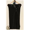 Image 1 : PEEKABOO 1PC WOMENS BLACK W/ JEWEL EMBELLISHED