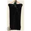 Image 1 : PEEKABOO 1PC WOMENS BLACK W/ JEWEL EMBELLISHED