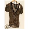 Image 1 : PEEKABOO 2PC WOMENS CHEETAH PRINT SHEER INTIMATE