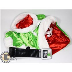 PEEKABOO WOMENS REVERSIBLE  ADULT LIME GREEN/ RED