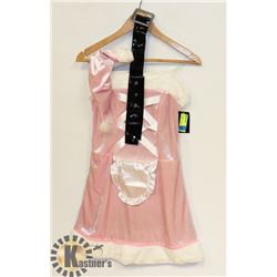 PEEKABOO WOMENS REVERSIBLE  ADULT BABY PINK/ BLACK