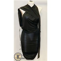 PEEKABOO 2PC WOMENS BLACK STRAPLESS, TRIANGLE