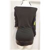 Image 2 : PEEKABOO 2PC WOMENS BLACK LONG SLEEVE ADULT OUTFIT