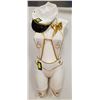 Image 1 : PEEKABOO 4PC WOMENS COSTUME; WHITE NAVAL THEMED