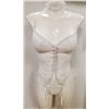 Image 1 : PEEKABOO 5PC WOMENS COSTUME; WHITE BRIDAL THEMED