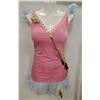 Image 1 : PEEKABOO 2PC WOMENS COSTUME; PINK FAIRY THEMED