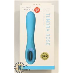 ULTRA ZONE TUNDRA ROSE 6X SILICONE VIBRATOR;