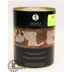 SHUNGA EROTIC ART 80Z CAN OF SENSUAL BODY POWDER