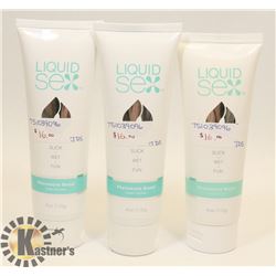 BUNDLE OF 3 LIQUID SEX 118ML TUBES OF