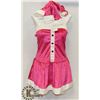 Image 1 : PEEKABOO 5PC WOMENS PINK SANTA THEMED