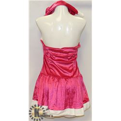 PEEKABOO 5PC WOMENS PINK SANTA THEMED