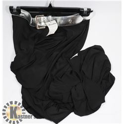 PEECABOO 1PC WOMENS BLACK TRIPLE SLIT ADULT