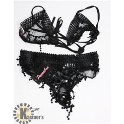 PEECABOO 2PC WOMENS BLACK SEQUINS STYLE ADULT