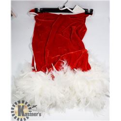 PEECABOO 9PC WOMENS ADULT RED SANTA THEMED COSTUME