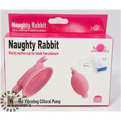 NAUGHTY RABBIT POWERFUL VIBRATING CLITORAL PUMP