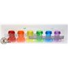 Image 1 : ADULT NOVELTY RAINBOW SHOT GLASS SET.