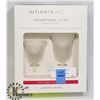 Image 1 : INTIMATE + CARE 2PC MENSTRUAL CUP SET. JIMMYJANE;