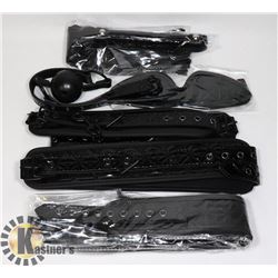 6PC BONDAGE SET IN SHEER BAG