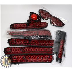 6PC BONDAGE SET IN SHEER BAG