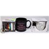 Image 1 : PACK OF 3 ASSORTED ADULT NOVELTY COFFEE MUGS