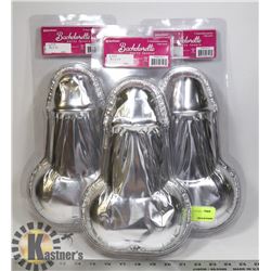BUNDLE OF 3 DISPOSABLE PECKER CAKE PANS