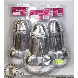 BUNDLE OF 3 DISPOSABLE PECKER CAKE PANS