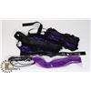 Image 1 : 3PC BONDAGE SET IN BLACK SHEER BAG