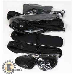 6PC BONDAGE SET IN BLACK SHEER BAG