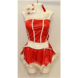 PEECABOO 1PC WOMENS ADULT THEMED RED SANTA COSTUME