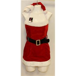 PEECABOO 4PC WOMENS ADULT THEMED RED SANTA COSTUME