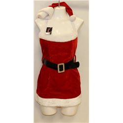 PEECABOO 4PC WOMENS ADULT THEMED RED SANTA COSTUME