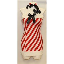 PEECABOO 4PC WOMENS ADULT THEMED RED SANTA COSTUME