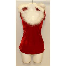 PEECABOO 3PC WOMENS ADULT THEMED RED SANTA COSTUME