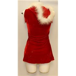 PEECABOO 3PC WOMENS ADULT THEMED RED SANTA COSTUME