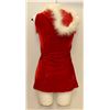 Image 1 : PEECABOO 3PC WOMENS ADULT THEMED RED SANTA COSTUME