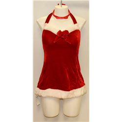 PEECABOO 2PC WOMENS ADULT THEMED RED SANTA COSTUME