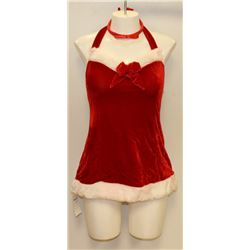 PEECABOO 2PC WOMENS ADULT THEMED RED SANTA COSTUME