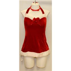 PEECABOO 2PC WOMENS ADULT THEMED RED SANTA COSTUME