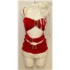 Image 1 : PEECABOO 3PC WOMENS ADULT THEMED RED SANTA COSTUME