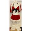 Image 1 : PEECABOO 5PC WOMENS ADULT THEMED RED SANTA COSTUME