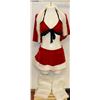 Image 1 : PEECABOO 5PC WOMENS ADULT THEMED RED SANTA COSTUME