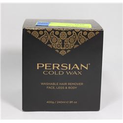 PERSIAN COLD WAX 80FL OZ JAR OF WASHABLE HAIR