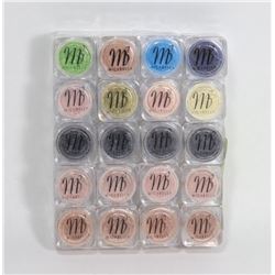 PK OF 20 MICABELLA NATURAL MINERAL SHIMMER POWDER