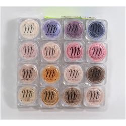 PK OF 16 MICABELLA NATURAL MINERAL SHIMMER POWDER