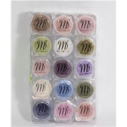 PK OF 15 MICABELLA NATURAL MINERAL SHIMMER POWDER
