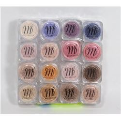 PK OF 16 MICABELLA NATURAL MINERAL SHIMMER POWDER