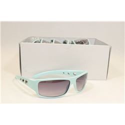 TRAY OF 12 DESIGNER STYLE SUNGLASSES; BABY