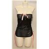 Image 1 : PEECABOO 1PC WOMENS BLACK SEQUINS/ BABY PINK BOW